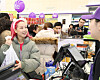 A customer shops at CU Astana Square in Kazakhstan, which opened on Wednesday [BGF RETAIL]