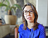 Alliance Advisors Managing Director Julie Rhee speaks during an interview with the Korea JoongAng Daily in central Seoul on May 10. [SHIN HA-NEE]