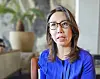 Alliance Advisors Managing Director Julie Rhee speaks during an interview with the Korea JoongAng Daily in central Seoul on May 10. [SHIN HA-NEE]