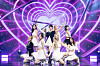 Kep1er performs ″Galileo,″ the lead track for the girl group's fifth EP, ″Magic Hour,″ during a press showcase held Monday at the Yes24 Live Hall in Gwnagjin District, eastern Seoul, ahead of the album's release. [WAKEONE, SWING ENTERTAINMENT]