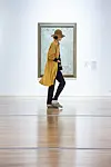 A model for designer Ko Tae-yong's Beyond Closet walks in the National Museum of Modern and Contemporary Art in central Seoul on March 15. [SEOUL METROPOLITAN GOVERNMENT]