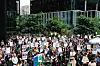 Amazon employees protest a partial return to office mandate at the company’s Seattle headquarters on May 31, 2023. The internet giant told employees on Monday, Sept. 16, 2024, that it expects them to return to the office full-time in January 2025. (Grant Hindsley/The New York Times)