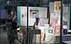 A visitor examines an exhibit at the Design Korea 2021 at the aT Center in Seocho District, southern Seoul, on Wednesday. [YONHAP]