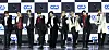 Boy band Xodiac poses for the camera during Tuesday's showcase at the Yes24 Hall, Gwangjin District, eastern Seoul [NEWS1]