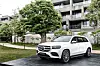 Mercedes-Benz's new GLS unveiled at a launch event in Gapyeong, Gyeonggi, on Monday. [MERCEDES-BENZ KOREA]