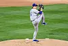 Yang Hyeon-jong of the Texas Rangers pitches in the first inning against the Minnesota Twins at Target Field in Minneapolis, Minnesota on Wednesday. [AFP/YONHAP]
