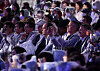 A Bureau International des Expositions (BIE) delegation watches K-pop performances during K-Culture Night held at Busan Cinema Center on Wednesday night. [YONHAP]