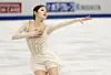Lee Hae-in performs during the women's free skate at the World Figure Skating Championships in Saitama, Japan on Friday. [REUTERS/YONHAP]