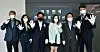 Justice Minister Park Beom-kye, second from right, poses for a photo to mark the signboard-hanging ceremony for the Korea Electronic Travel Authorization Center at Gimpo International Airport on Wednesday. [YONHAP]