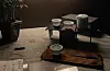 A set of tea cups and a pot available at Wui Teahouse in Yongsan District, central Seoul [WUI INSTAGRAM]