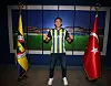 Kim Min-jae is wearing the Fenerbahce uniform after officially announcing that he has joined the Turkish football team on Friday. [YONHAP]