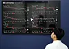 A display at the cryptocurrency exchange Coinone's customer center in Yongsan District, central Seoul, shows the price of bitcoin rising on Tuesday. Bitcoin traded above 57 million won ($48,300) while Ethereum traded at 3.88 million won. Recently there have been growing expectations in the market that the values of cryptocurrency have hit a low and will continue to rise. Ethereum investments in particular have been increasing as it is considered to be relatively less volatile than bitcoin. [YONHAP]