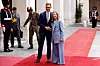 Italian Prime Minister Giorgia Meloni and Finnish President Alexander Stubb meets at Palazzo Chigi, in Rome, Italy, July 4, 2024. [REUTERS/Guglielmo Mangiapane]