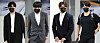 From left to right: Kim Min-seok, Chung Jae-won, Chung Jae-woong and Jeong Seon-kyo make their way to a disciplinary hearing at the Olympic Velodrome in Songpa, southern Seoul on Monday. [YONHAP]