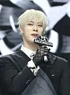 Moonbin speaks in January 2023 during the showcase for Moonbin & Sanha's third EP 'Incense' [NEWS1]
