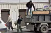 North Korean workers on a building project in Vladivostok in the Russian Far East [KANG DONG-WAN]