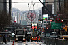 A crane lifts the gigantic orb that will illuminate downtown Seoul during the countdown to the New Year at Sejong-daero in Jongno District, central Seoul, on Sunday. More than 100,000 people are expected to join in the celebrations, including the annual bell-ringing ceremony at the Bosingak Pavilion. The Seoul Metropolitan Government will host New Year’s events at Sejong-daero and the nearby Bosingak Pavilion from 11 p.m. on Sunday to 1 a.m. on Monday, featuring performances including K-pop acts such as Enhypen and a parade. Roads are closed off around Jonggak Station and Gwanghwamun until 7 a.m. on Monday, while the operation of subways and city buses will be extended. Some 3,500 police officers and safety officials will be deployed for crowd control. [NEWS1]