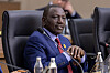 William Ruto, president of Republic of Kenya speaks during the first session of the Korea-Africa Summit held Tuesday. [YONHAP]
