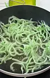 'Toothpick fries,' made by frying starch toothpicks in oil, are pictured.[SCREEN CAPTURE]