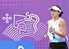 Kim Sun-woo competes in the laser-run during the women's individual modern pentathlon at the Asian Games at Fuyang Yinhu Sports Centre in Hangzhou, China on Sunday. [YONHAP]