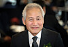 Actor Ahn Sung-ki smiles during the April 19 democratic peace prize ceremony in central Seoul on April 19, 2023. [NEWS1]