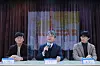The OTT Music Copyright Committee holds a press conference on Wednesday morning in Yeouido, southwestern Seoul, to explain its grounds for filing an administrative litigation against the Ministry of Culture, Sports and Tourism. [OTT MUSIC COPYRIGHT COMMITTEE]