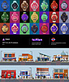 Images of non-fungible token (NFT) artworks that will be displayed during Kiaf Seoul 2022 [WEMADE]