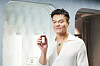 Park Jin-young, founder and lead producer of JYP Entertainment, poses with a Sioris makeup product. [SIORIS]
