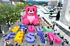 This computer-generated image, provided by Seoul City on Tuesday, shows the visitor rest area that will be set up at Gwanghwamun Square in central Seoul during the tourism festival Seoul Festa 2023, scheduled for March 30 through May 7. [YONHAP]
