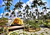 A campsite at Nacpan Beach in El Nido, Palawan. [THE PHILIPPINE DEPARTMENT OF TOURISM]