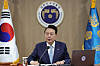 President Yoon Suk Yeol presides over a Cabinet meeting at the Yongsan presidential office in central Seoul on Tuesday. [JOINT PRESS CORPS]