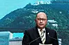 Zheng Yanxiong, director of China's Hong Kong Liaison Office, speaks during the National Security Education Day opening ceremony in Hong Kong, China April 15, 2024. [REUTERS/YONHAP]