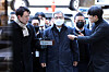 Suh Hoon, former director of the Blue House National Security Office (NSO), is surrounded by reporters at the Seoul Central District Court in central Seoul on Dec. 2. [NEWS1]