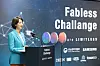 Lee Young, the minister of SMEs and Startups, speaks during an award ceremony of Fabless Challenge contest held in Gangnam District, southern Seoul, Wednesday. [MINISTRY OF SMES AND STARTUPS]