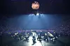 Ateez performs during its European leg of the boy band's latest 'The Fellowship : Break the Wall' world tour. [KQ ENTERTAINMENT]