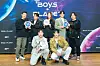 Celebrity coaches pose during the online press conference for 'Boys Planet' on Feb. 2, 2023. [MNET]