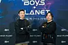 Celebrity coaches pose during the online press conference for 'Boys Planet' on Feb. 2, 2023. [MNET]