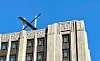 The X sign installed on the roof of the headquarters of then Twitter in San Francisco on Jul. 28, 2023. Elon Musk killed off the Twitter logo replacing the world-recognized blue bird with a white X. [AFP/YONHAP]