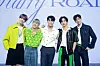 Boy band Astro pose for a photograph during an online press conference for its EP ″Drive to the Starry Road″ on May 16. [YONHAP]
