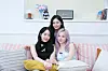 Girl group VIVIZ poses for the camera during a FanTalk 2 video interview with the Korea JoongAng Daily and Celeb Confirmed. [CHO YONG-JUN]