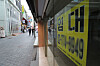 A vacant store in Myeong-dong, Seoul, on Thursday. As the government social distancing regulation continued many shops went out of business,. The latest study by Statistics Korea has found that industrial production, sales and investment all fell compared to July, which was when the social distancing regulation was heightened due to the delta variant. [YONHAP]