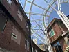 A transparent circular roof in Shin Heung Art Market [LEE JI-AN]