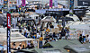 Visitors look through a variety of camping gear at the 2023 Global Outdoor Camping & Leisure Sports Fair held in Kintex in Goyang, Gyeonggi, on Sunday. [NEWS1]