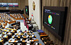 A vote to pass the revision to the Act on Restriction of Special Taxation takes place at the National Assembly in western Seoul on March 30. [YONHAP]