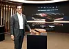 Edrington’s managing director of the North Asian region, Martin Jaime, poses for the camera next to a bottle of The Macallan Horizon after an interview with the local press ahead of the launch held at the Bentley Tower in Dongdaemun District, eastern Seoul. [PARK SANG-MOON]