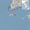 The location of a 2.4 magnitude earthquake on Thursday, provided by the Korea Meteorological Administration [YONHAP]