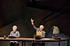 The Korean production of A. R. Gurney’s play “Love Letters” featuring actors Oh Young-soo, right, and Park Jung-ja, is being staged at the Seoul Arts Center in southern Seoul. [PARK COMPANY]