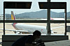 An Asiana Airlines plane is parked at Incheon International Airport on July 14. [YONHAP]