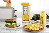Sample dishes made with egg substitute Just Egg are featured on a table. [JUST EGG]