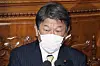 Japanese Foreign Minister Toshimitsu Motegi speaks at an upper house plenary session at the parliament in Tokyo on Jan. 18. [AP/YONHAP]